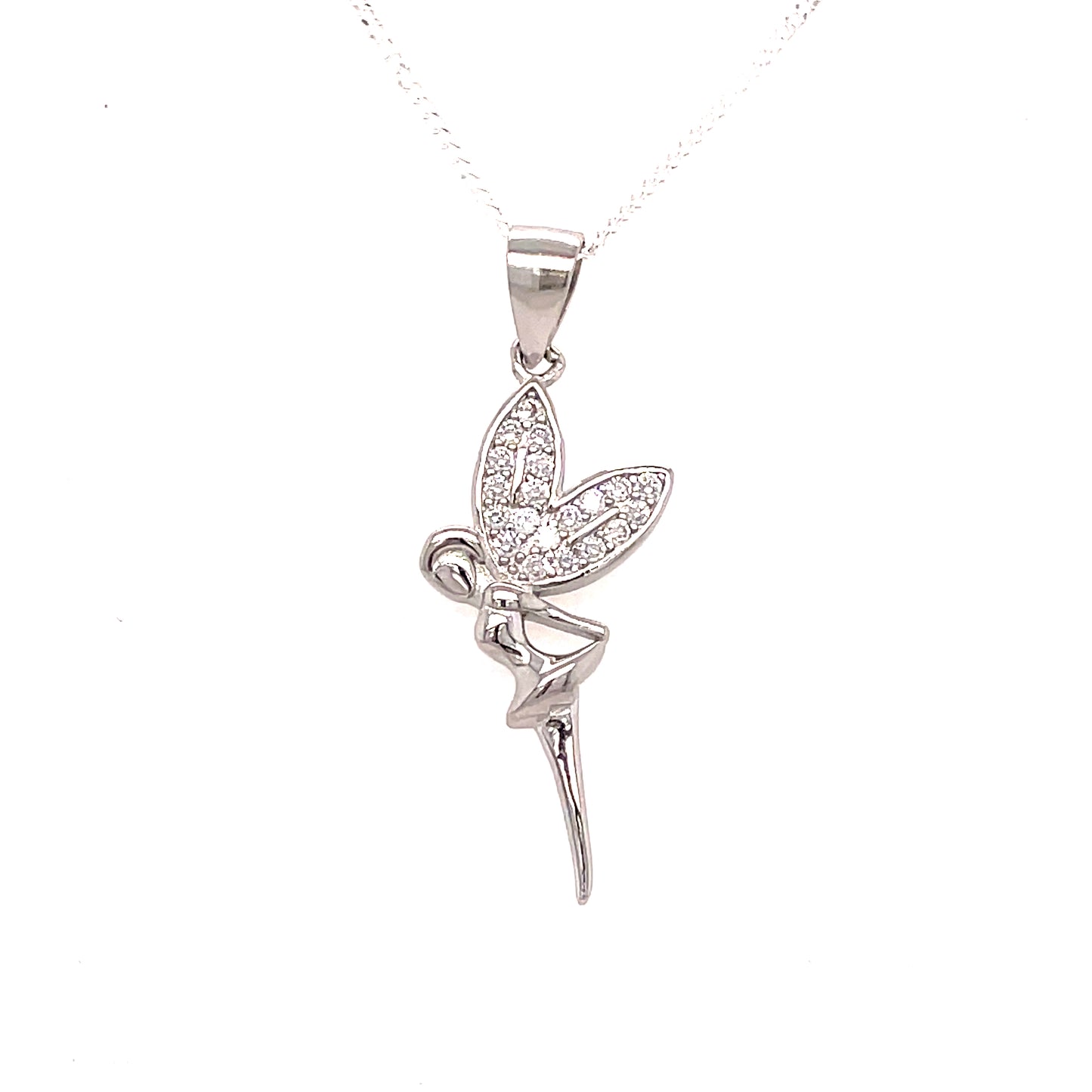 SIL P/DANT CZ FAIRY