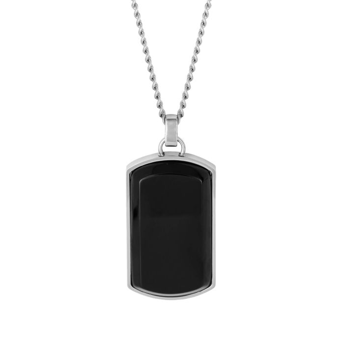 FB P/DANT BLACK ONYX DOG TAG