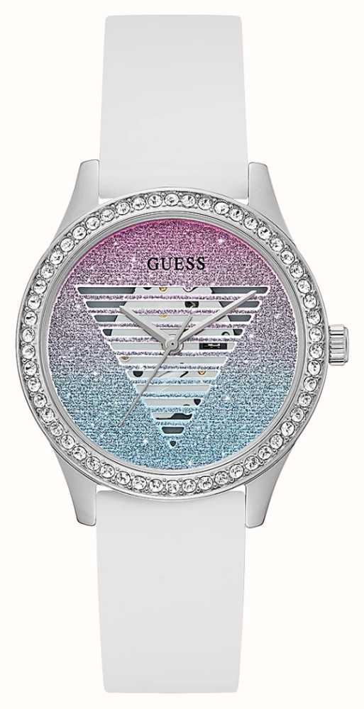 LSSS GUESS LADY IDOL PINK/BL GLITTER WH