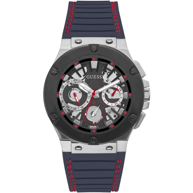 GSSS GUESS CIRCUIT CHRONO BK/BL/RED