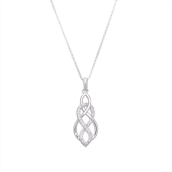 Sterling Silver Celtic Swirl Necklet