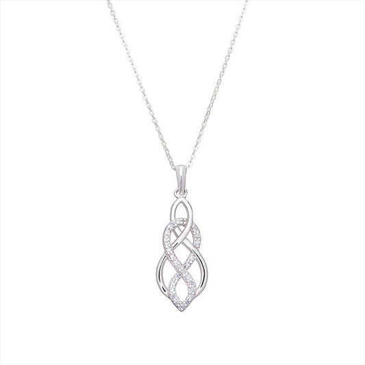 Sterling Silver Celtic Swirl Necklet
