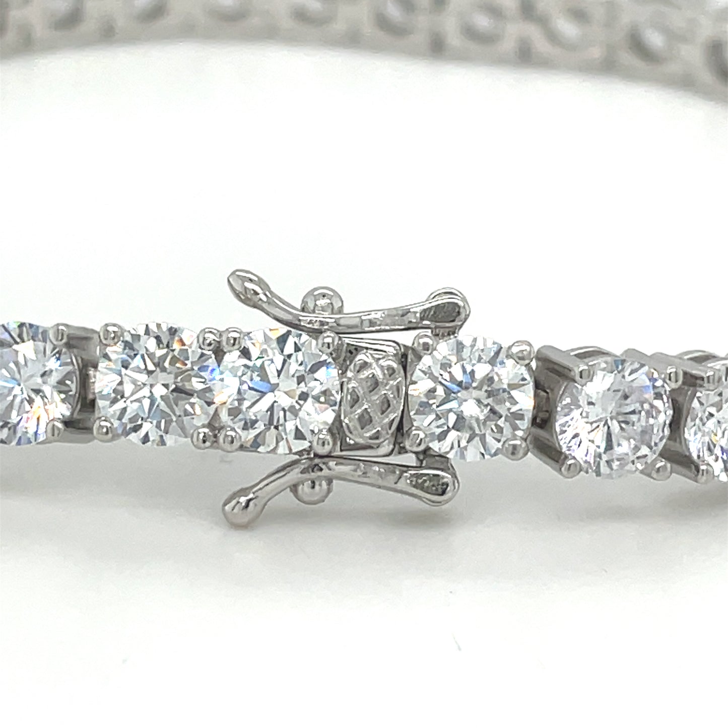Sterling Silver CZ Tennis Bracelet 4mm
