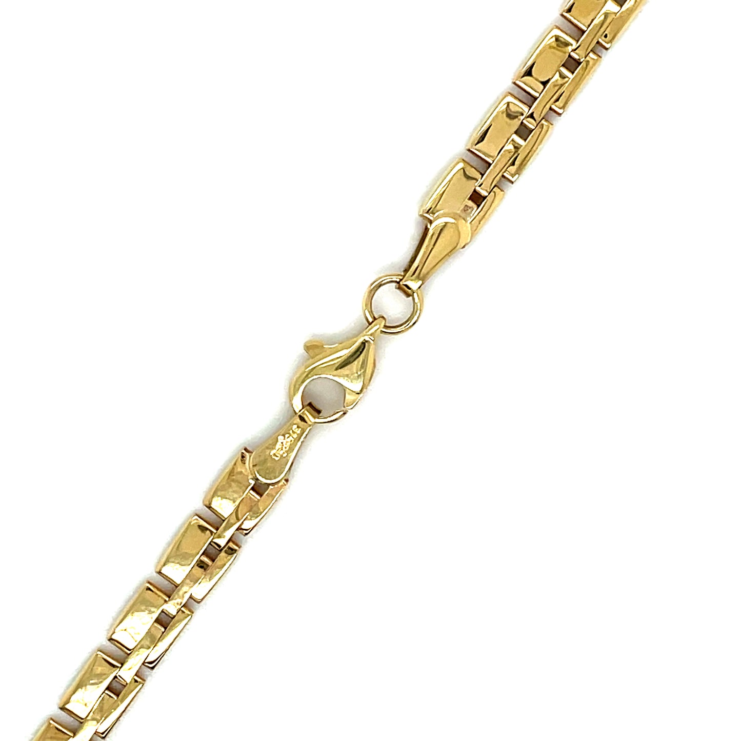 9ct Two Tone Gold Cleopatra Style 18' Necklet