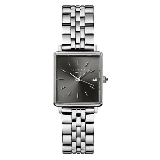 Ladies Rosefield Boxy XS Watch With Grey Dial