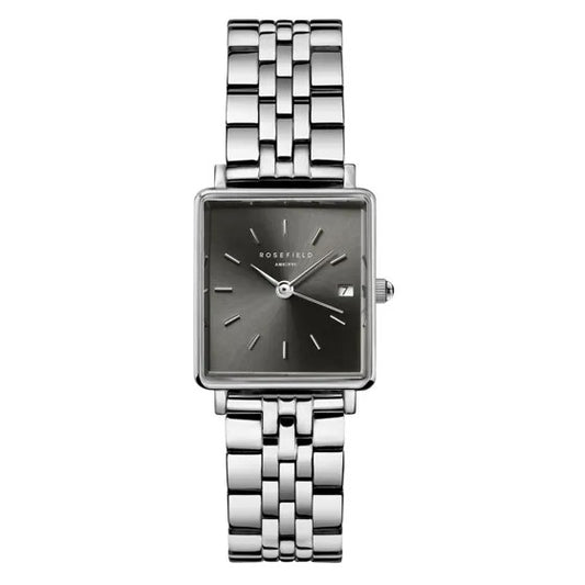 Ladies Rosefield Boxy XS Watch With Grey Dial