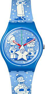 Swatch x Simpsons Tidings of Joy Watch