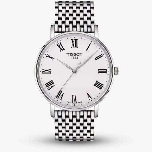 Gents Tissot Everytime 40MM Watch with White Dial