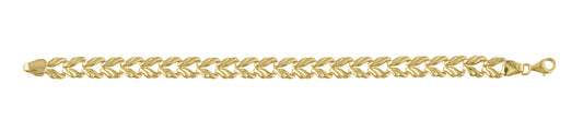 9CT Tulip Link Bracelet