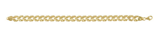 9CT Tulip Link Bracelet
