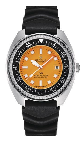 Gents Certina DS Super PH1000M Watch with Orange Dial