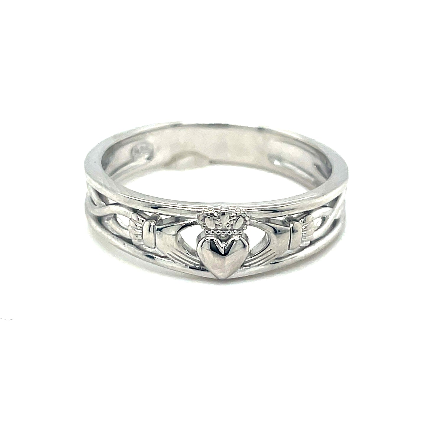Sil Ring Gts Claddagh Band
