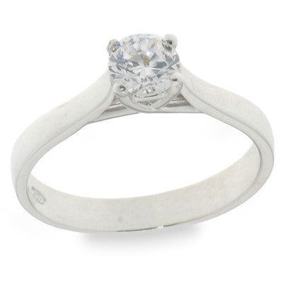 Sterling Silver Cubic Zirconia Ring
