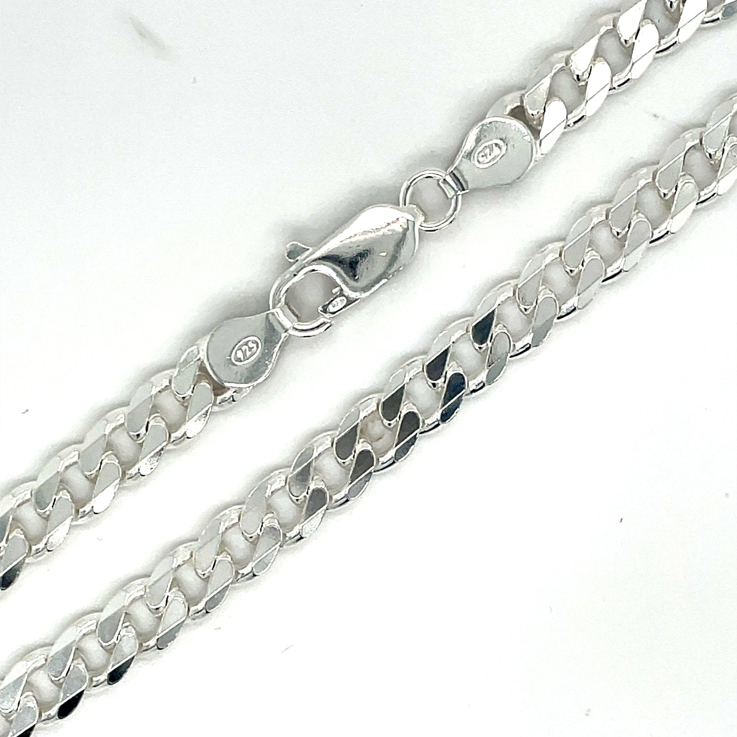 Sterling Silver Gents Curb Chain 20'