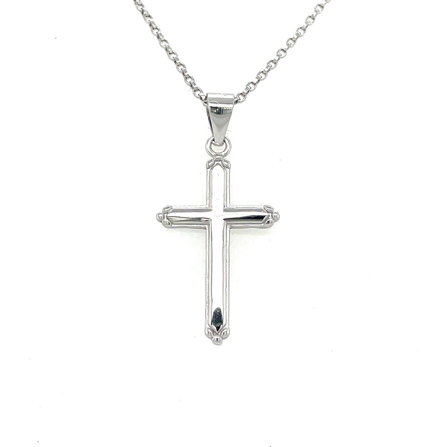 Sterling Silver Polished Cross