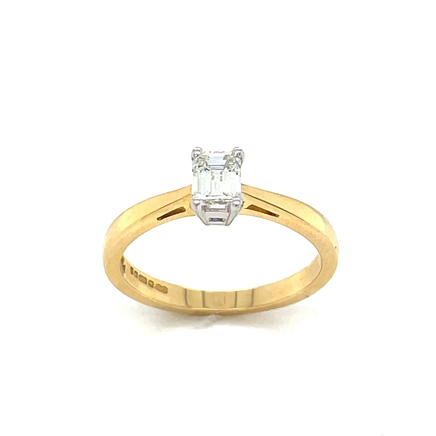 18ct Brilliant Cut Solitaire Diamond Ring .40ct