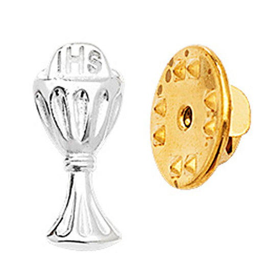 Sterling Silver Communion Chalice Pin