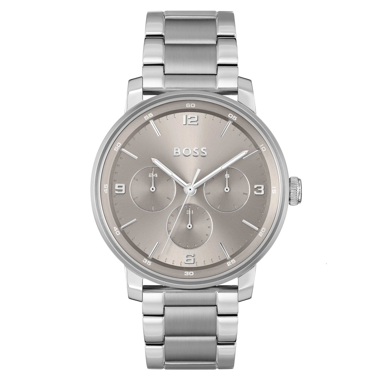 Gents Stainless Steel Hugo Boss Contender Chronograph Baton Watch