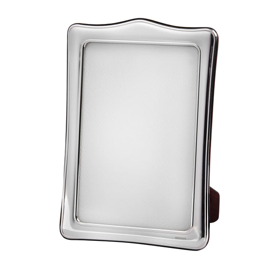 Silver 3.5 x 2.5' Frame With Wooden Back