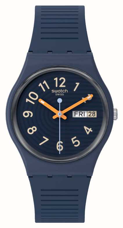 Swatch Trendy Lines at Night Ladies Watch