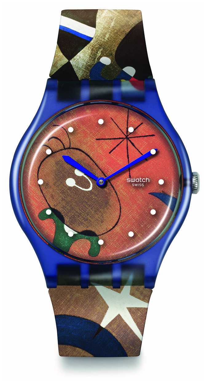 Swatch X Tate Miro's Women & Bird In The Moonlight