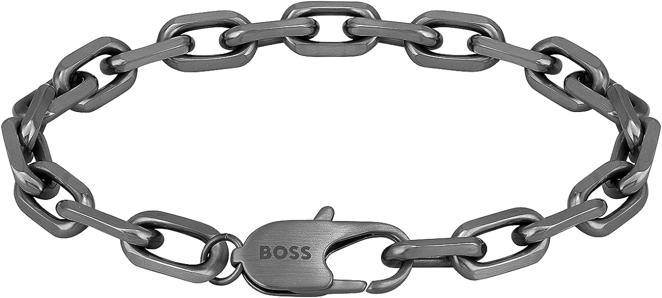 Hugo Boss Kane Black Plated Stainless Steel Bracelet