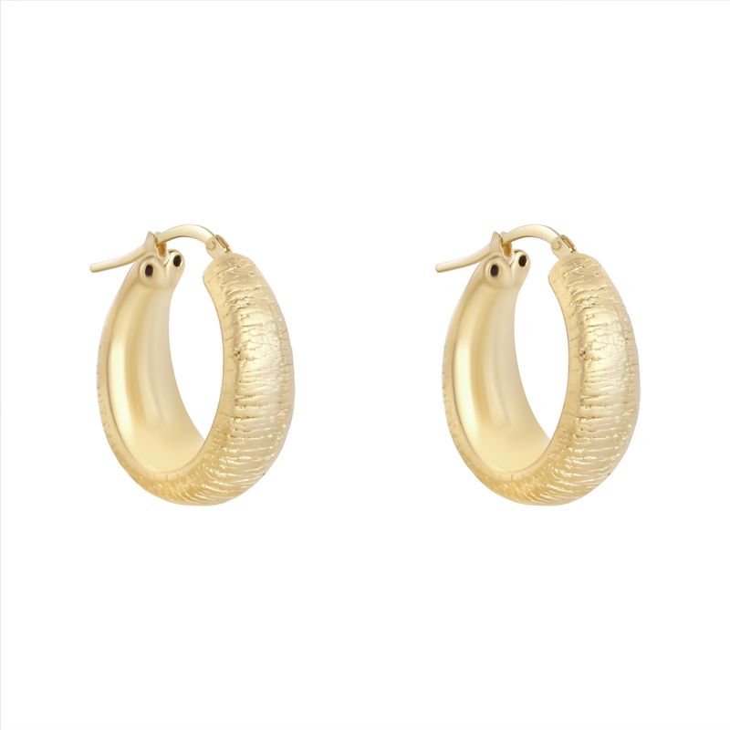 Sil G/p E/rg Textured Hoop