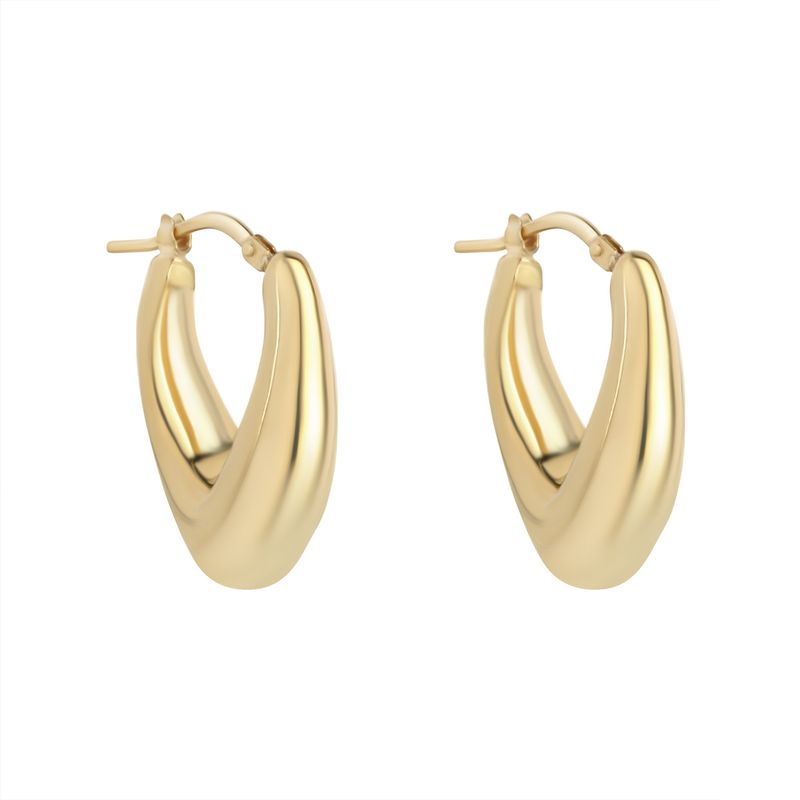 Sil G/p E/rg Waved Hoop