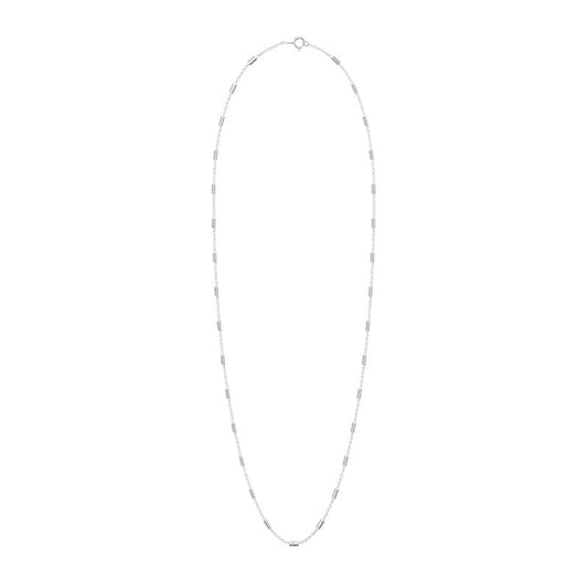 Sterling Silver Cable Bar Chain 16''