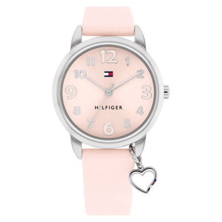 Tommy Hilfiger Kids Pink Dial with Heart Charm