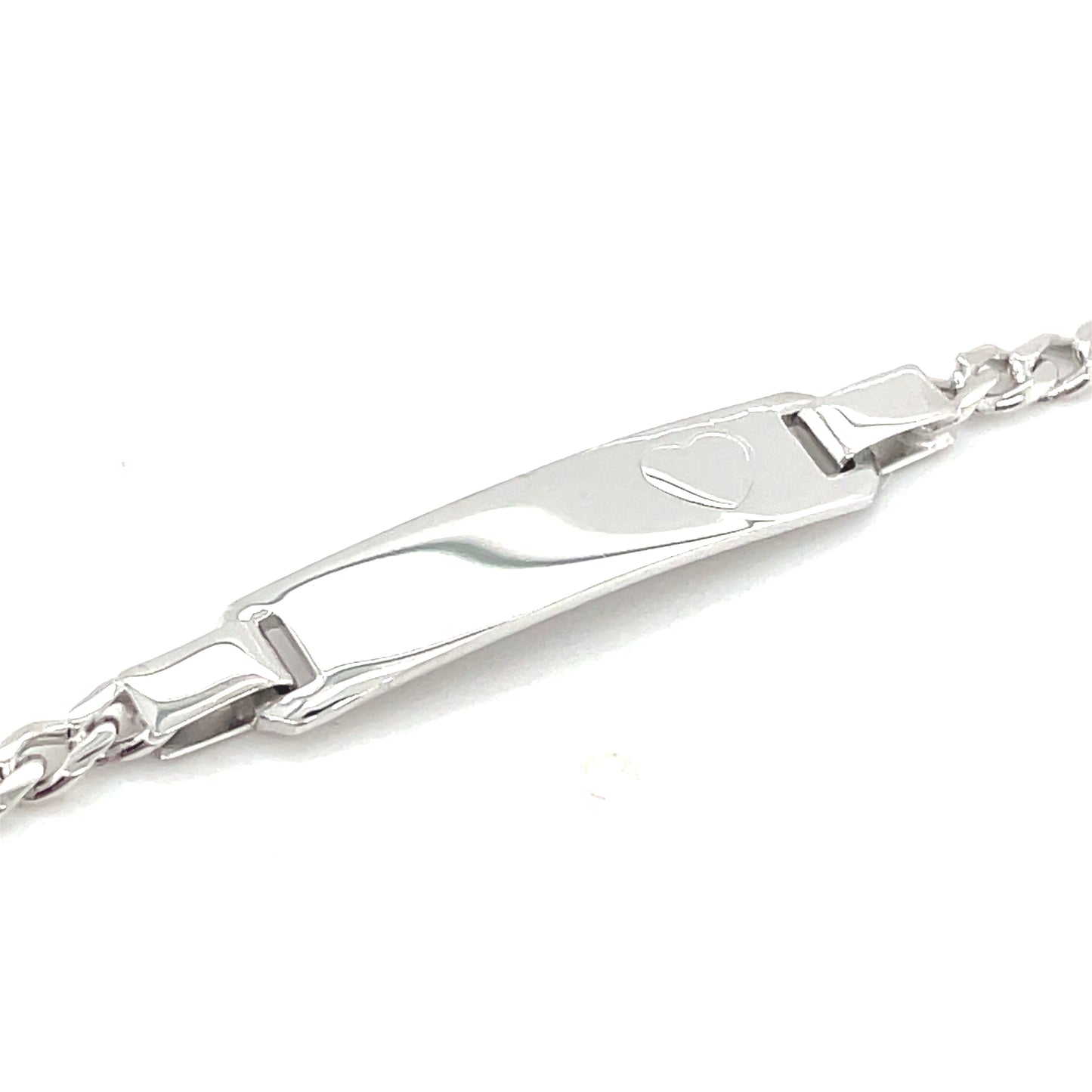 Sterling Silver Kids ID Bracelet