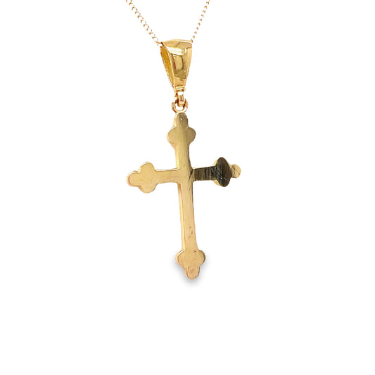9ct Yellow Gold Fancy Cross