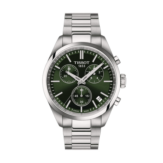 Tissot PR100 Chronograph Green Dial