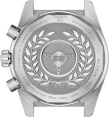 Gents Tissot Stainless Steel PR516 Chonograph Watch With Blue Dial