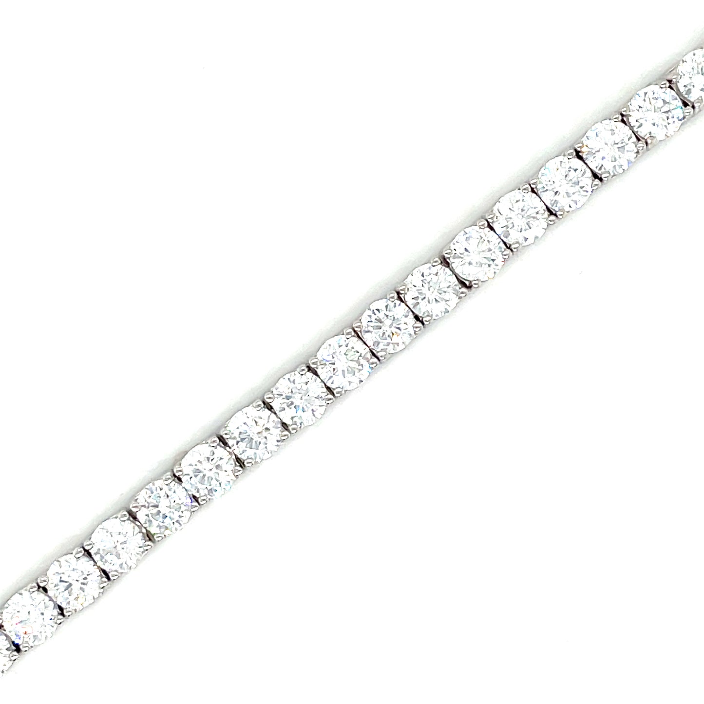 Sterling Silver 4mm Cubic Zirconia Tennis Bracelet