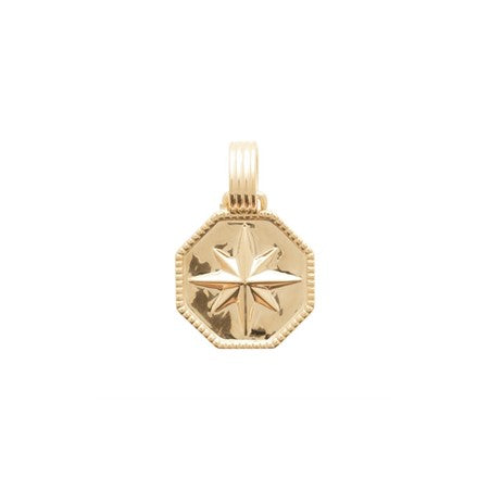 Burren 18ct Gold Plated Venus Polished Star Pendant