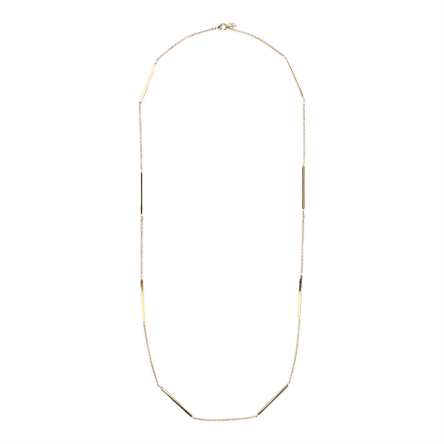 Bronzallure Gold Plated Bar Detail Necklet
