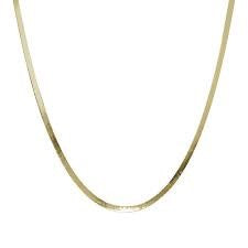 9ct 18' Ribbon Style Necklet