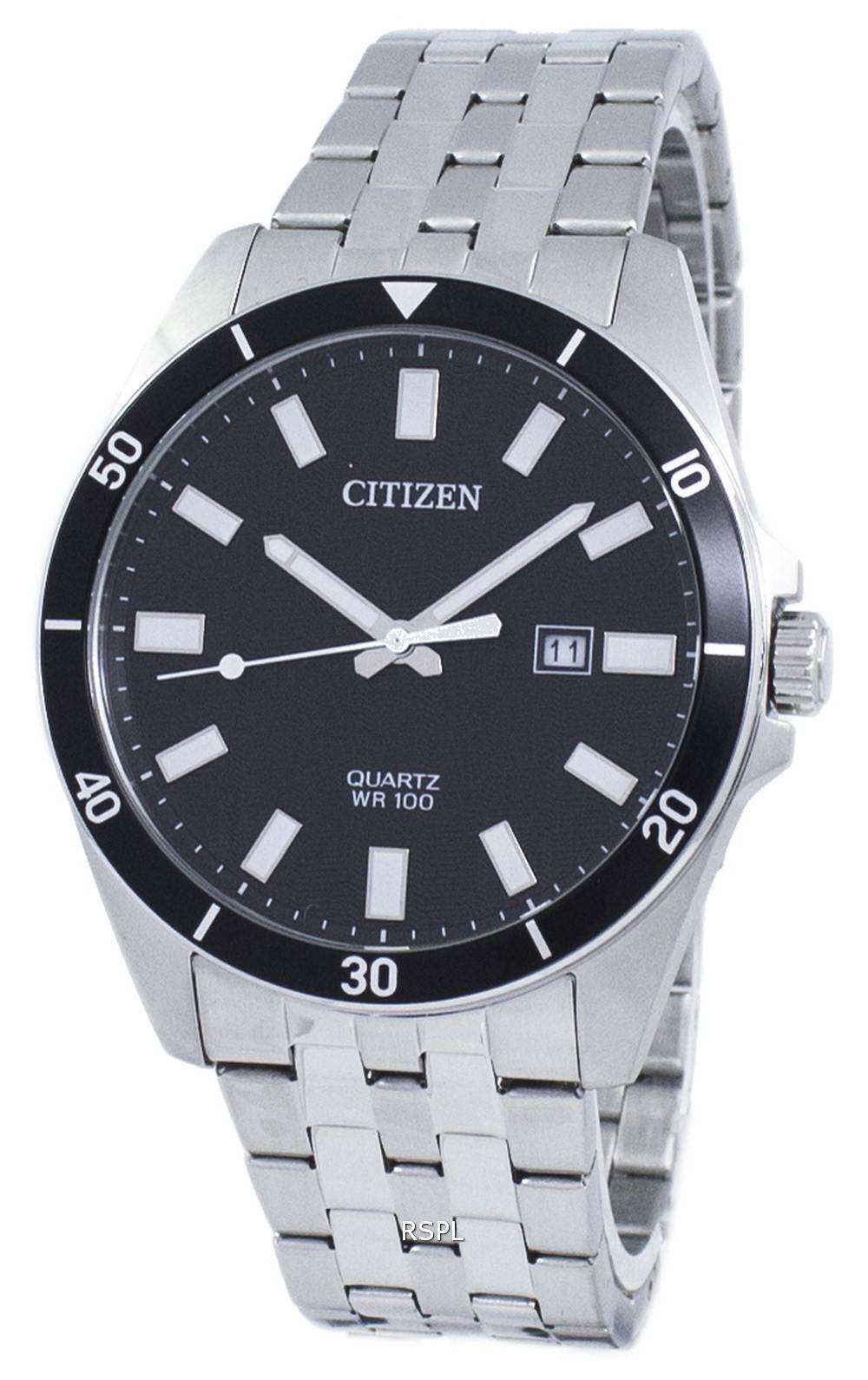 Gents Citizen Quartz Black Dial Watch