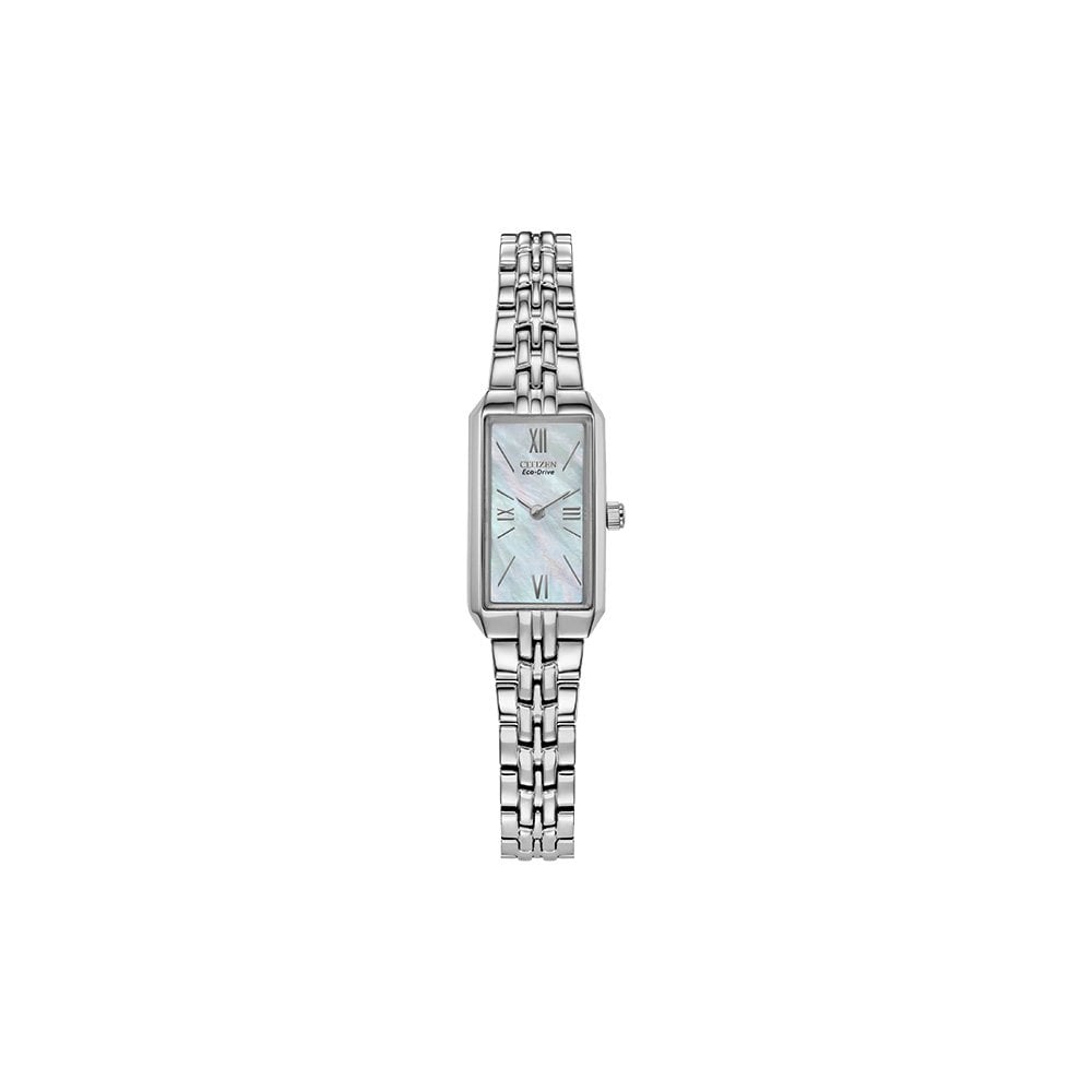 Ladies Citizen Silhouette Eco-Drive Mother Of Pearl Dial