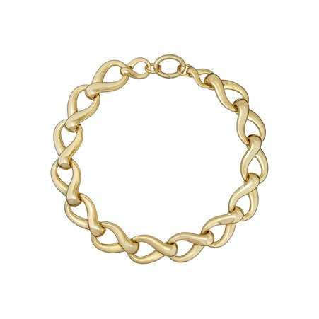 Ted Baker Ieshha Gold Plated Twist Link Necklet