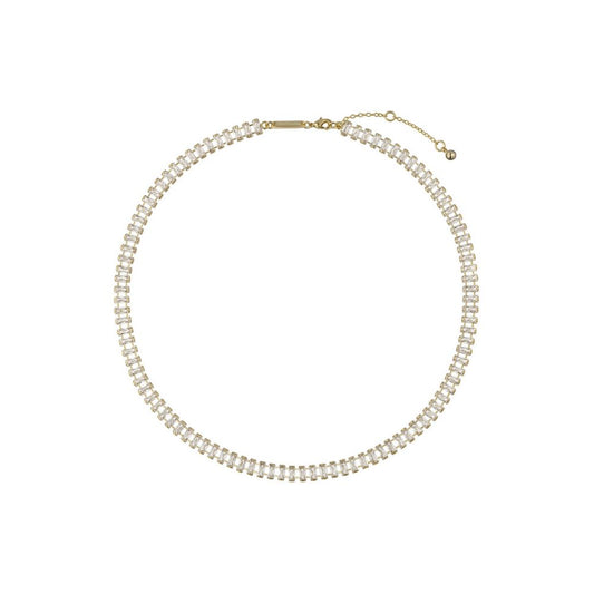 Ted Baker Isabeau Gold Plated Baguette Cut CZ Tennis Necklet