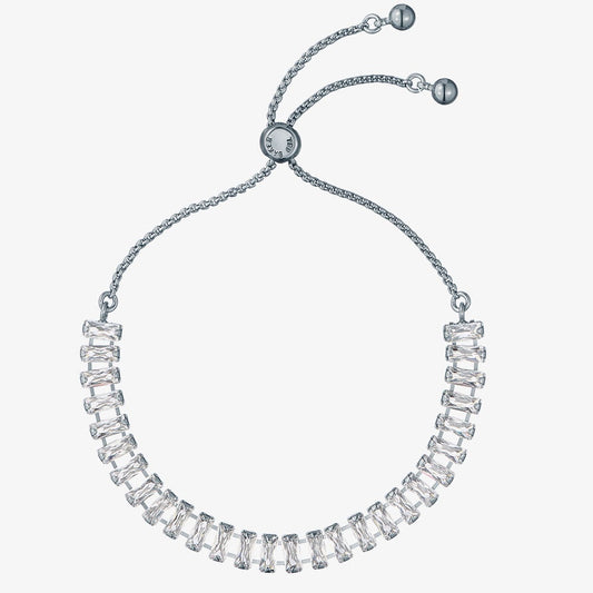 Ted Baker Isabela Silver Plated Baguette Cut CZ Tennis Bracelet