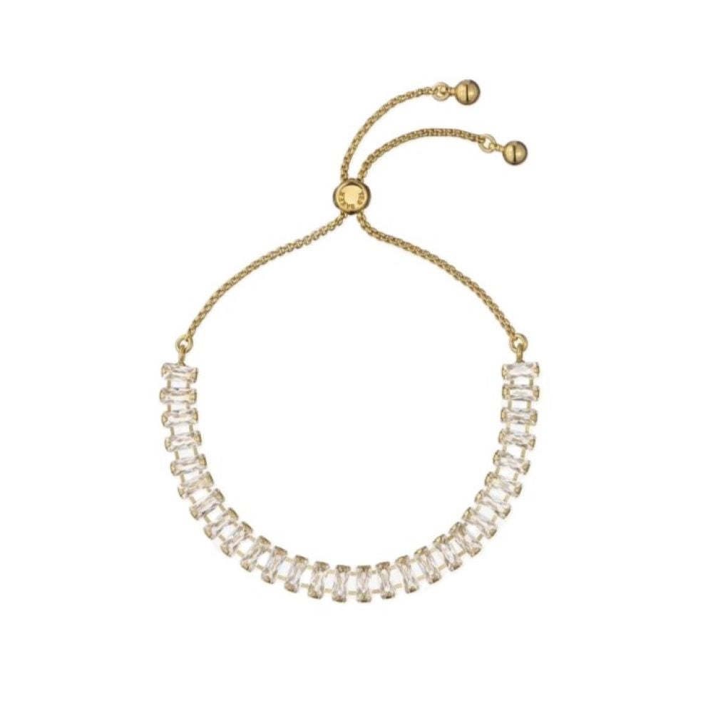 Ted Baker Isabela Gold Plated Baguette Cut CZ Tennis Bracelet