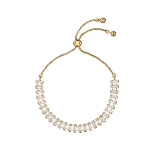 Ted Baker Isabela Gold Plated Baguette Cut CZ Tennis Bracelet