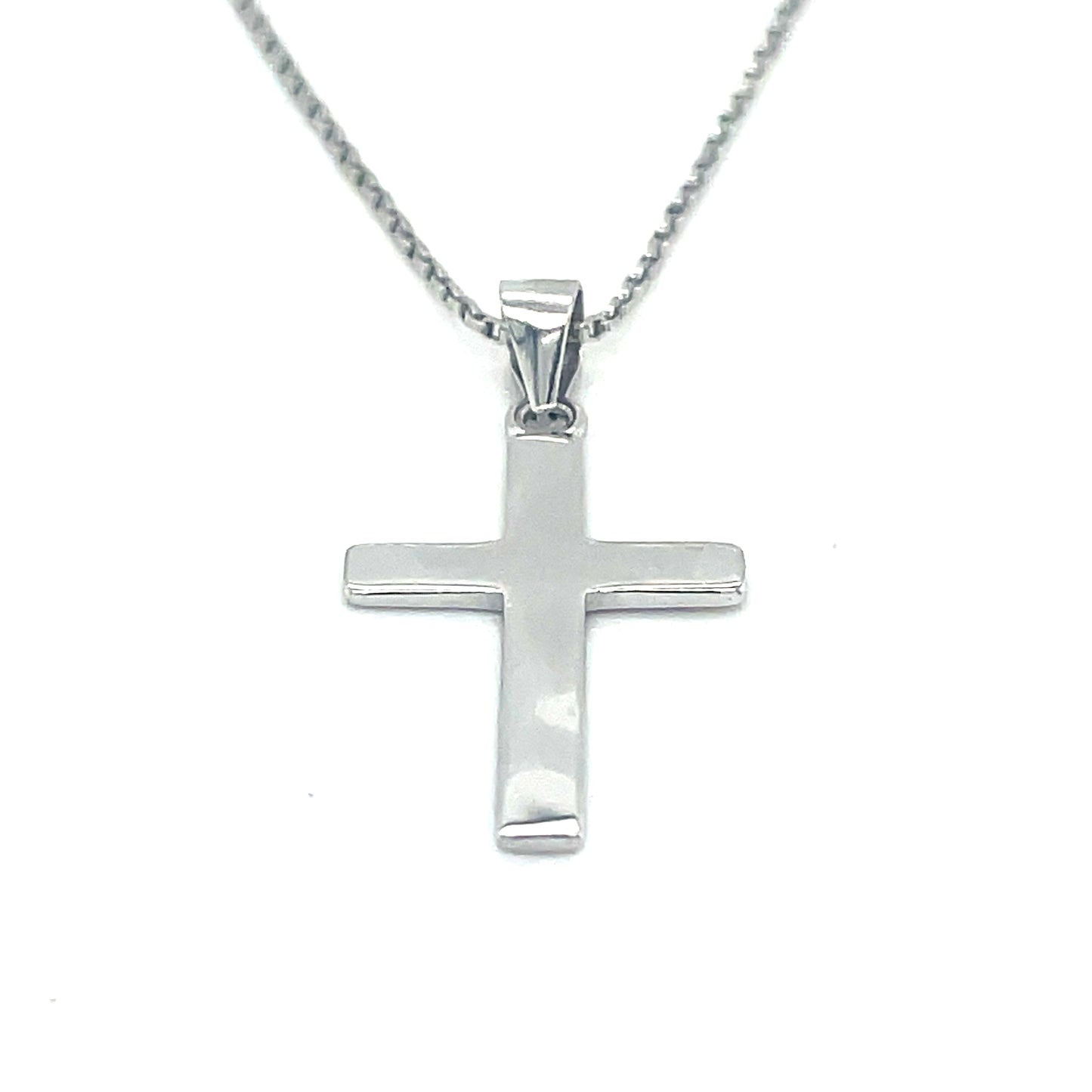 Sterling Silver Plain Cross Pendant