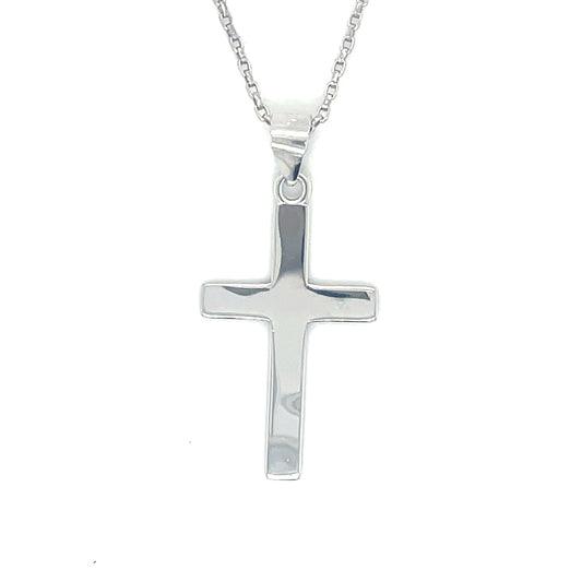 Sterling Silver Plain Cross Pendant