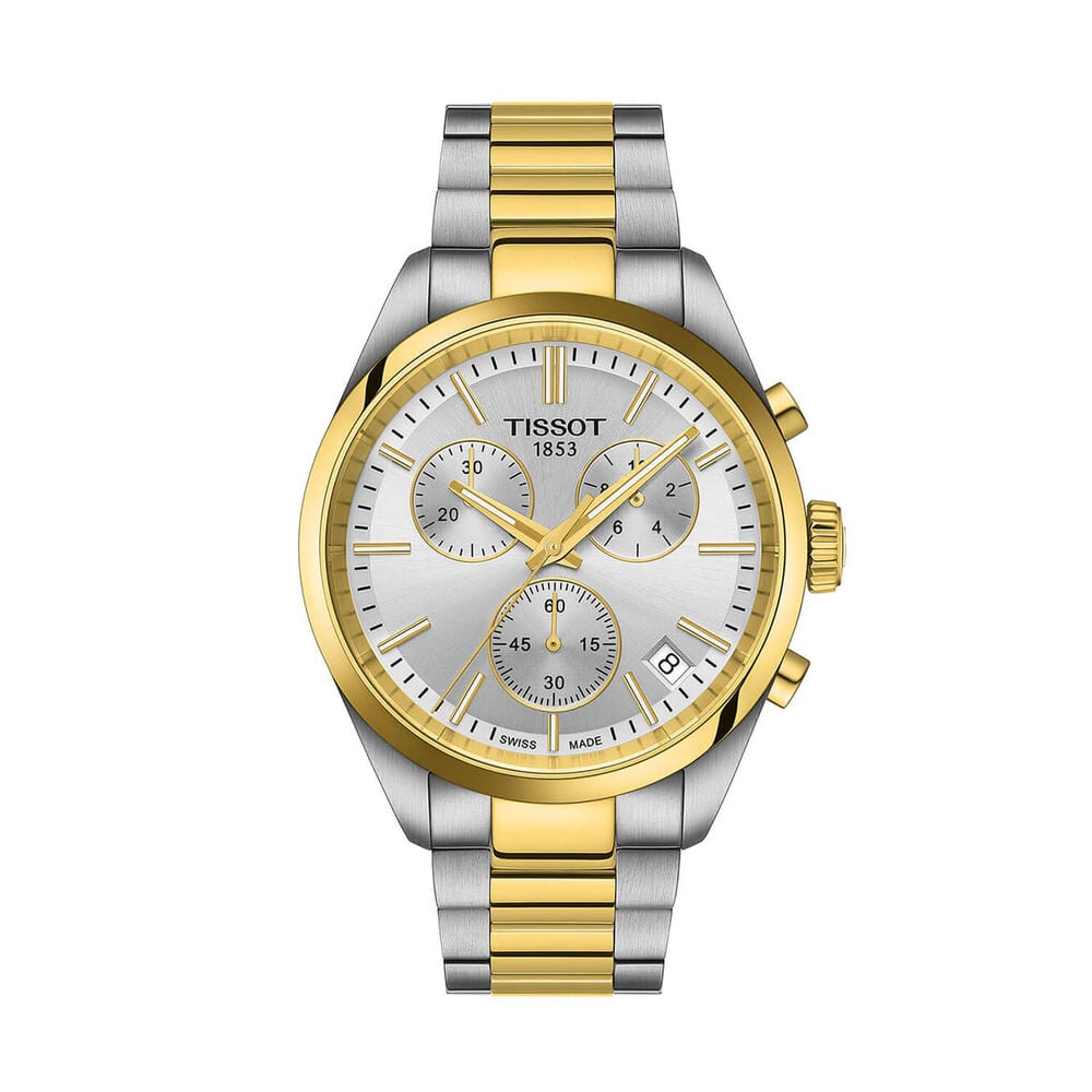Tissot PR100 Chronograph Siler Dial Gents Watch
