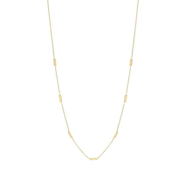 9CT 18' 7 Bar Necklet