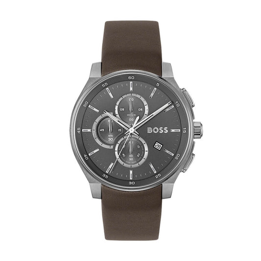 Gents Hugo Boss Peak 2.0 Chronograph Grey Dial Watch
